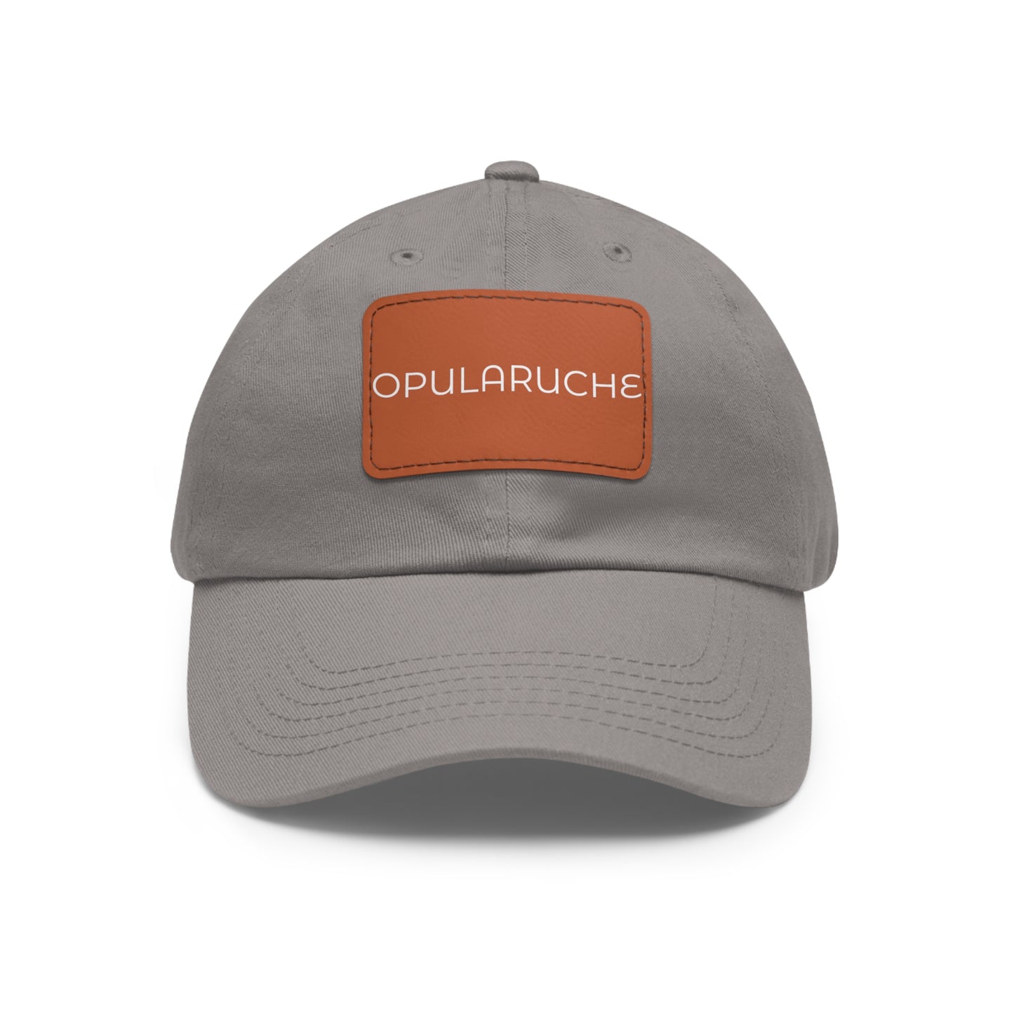 OpulaRuche Dad Hat with Leather Patch