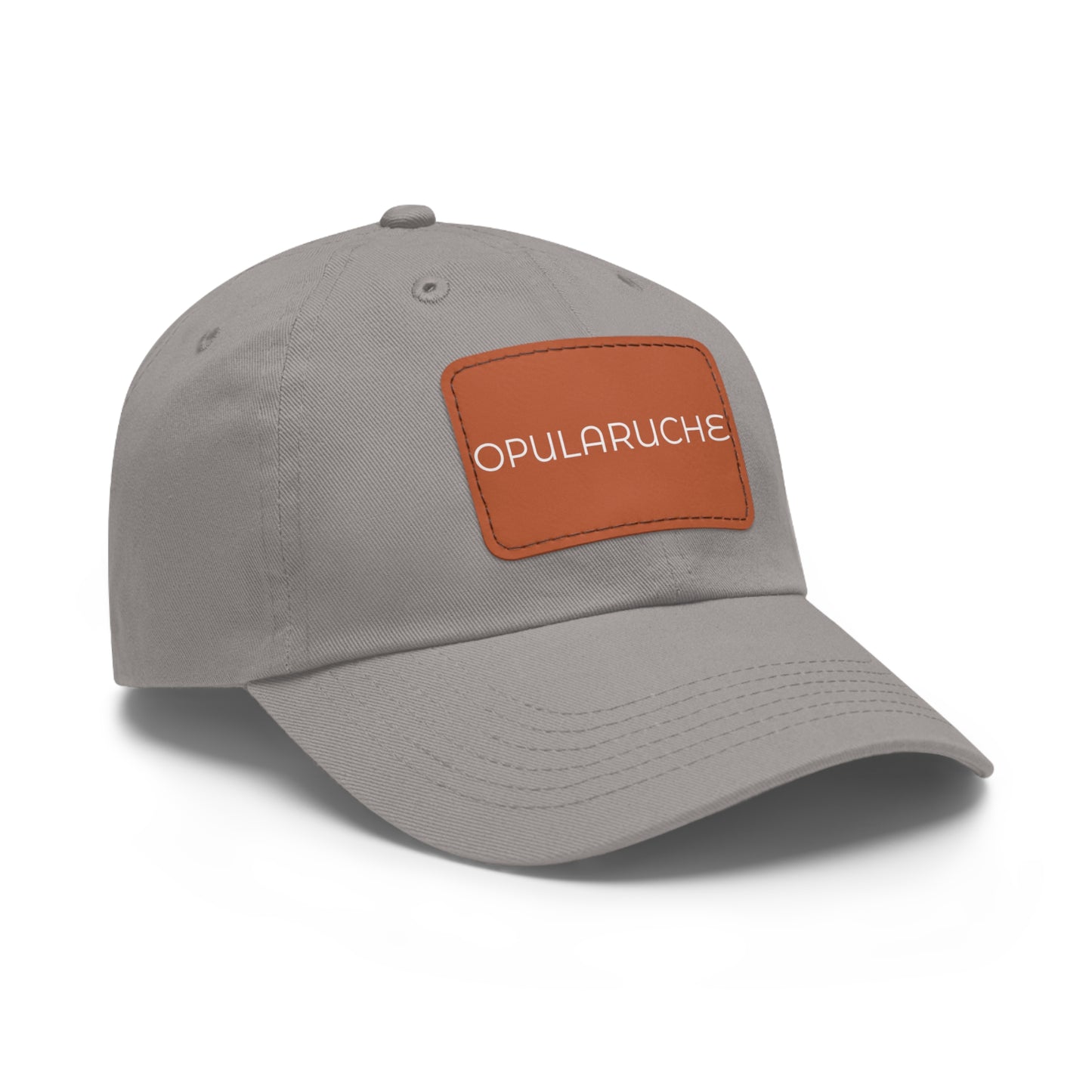 OpulaRuche Dad Hat with Leather Patch