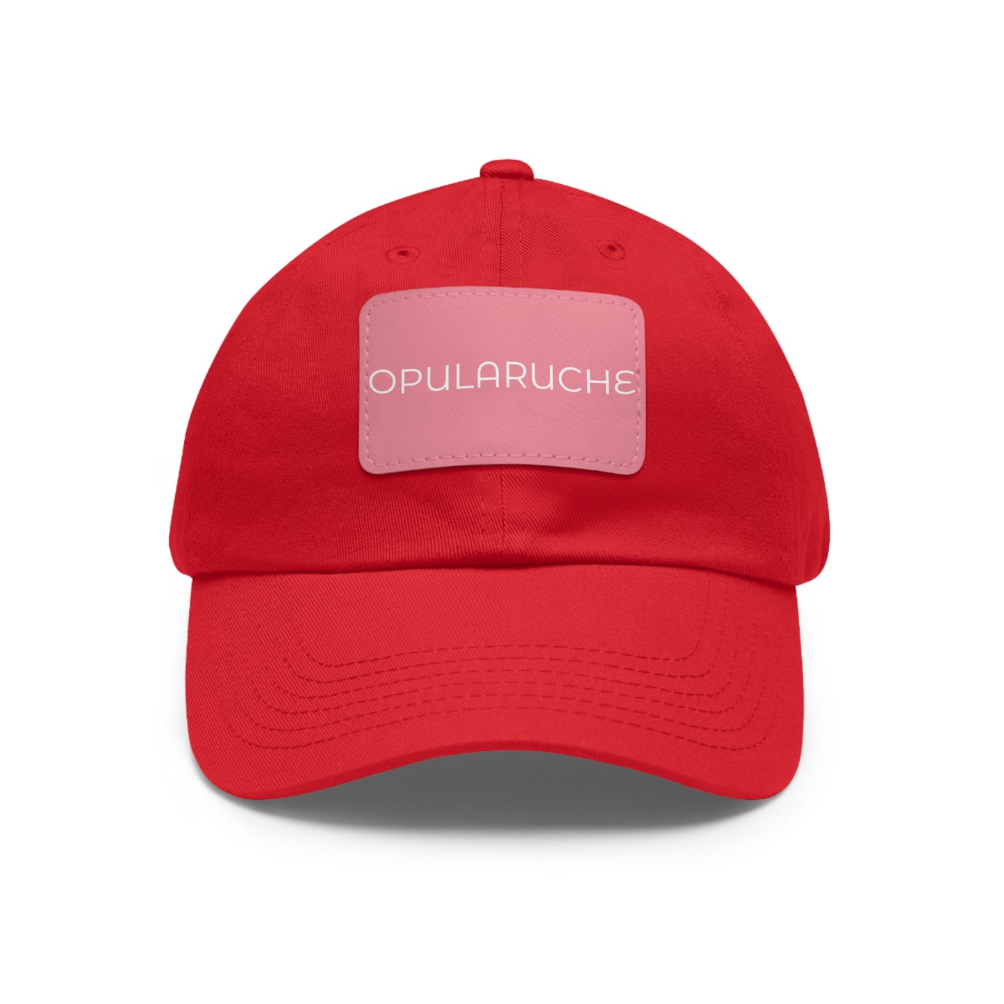 OpulaRuche Dad Hat with Leather Patch