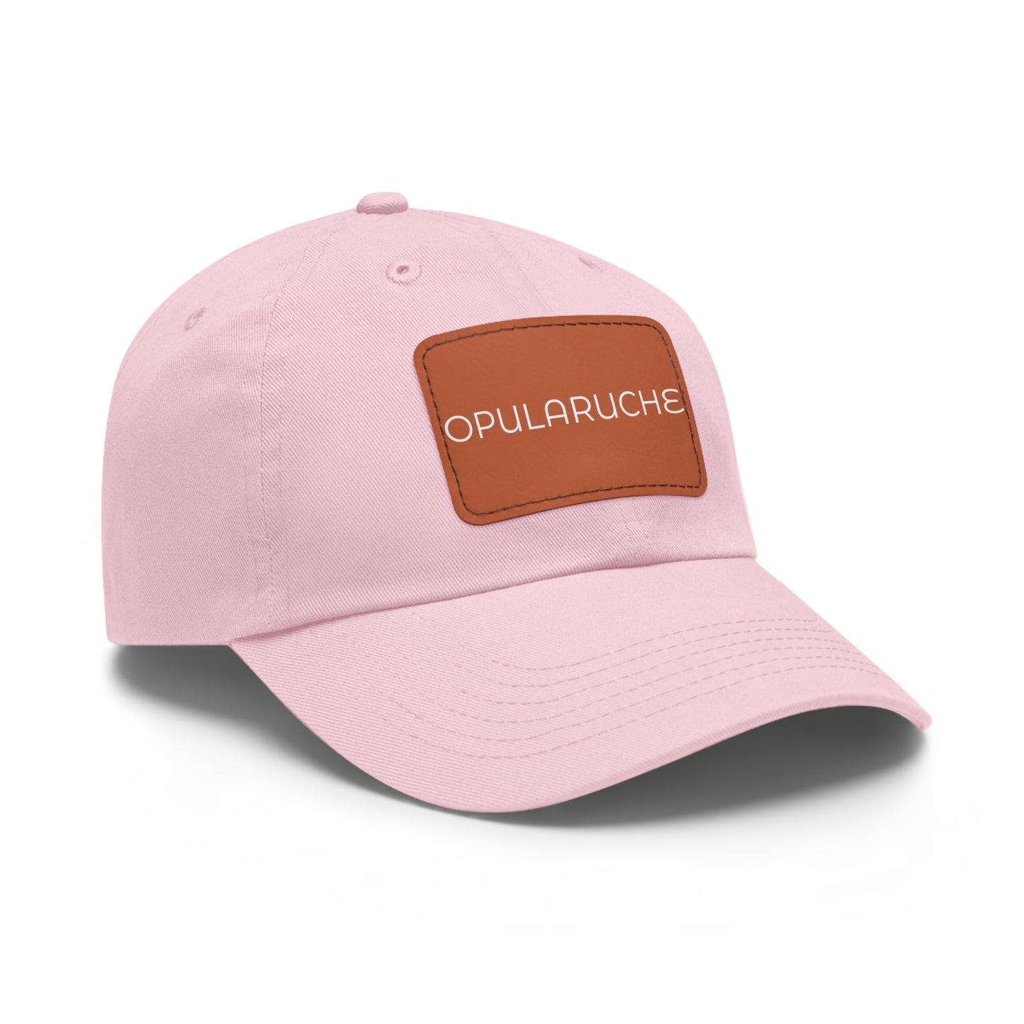 OpulaRuche Dad Hat with Leather Patch