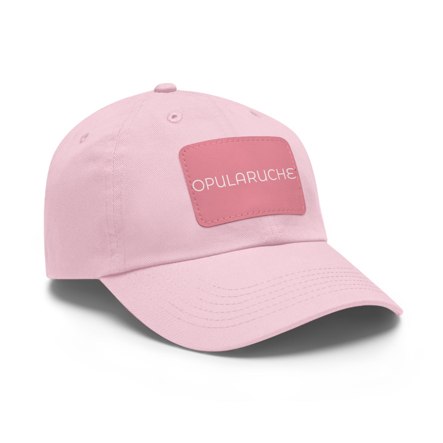 OpulaRuche Dad Hat with Leather Patch