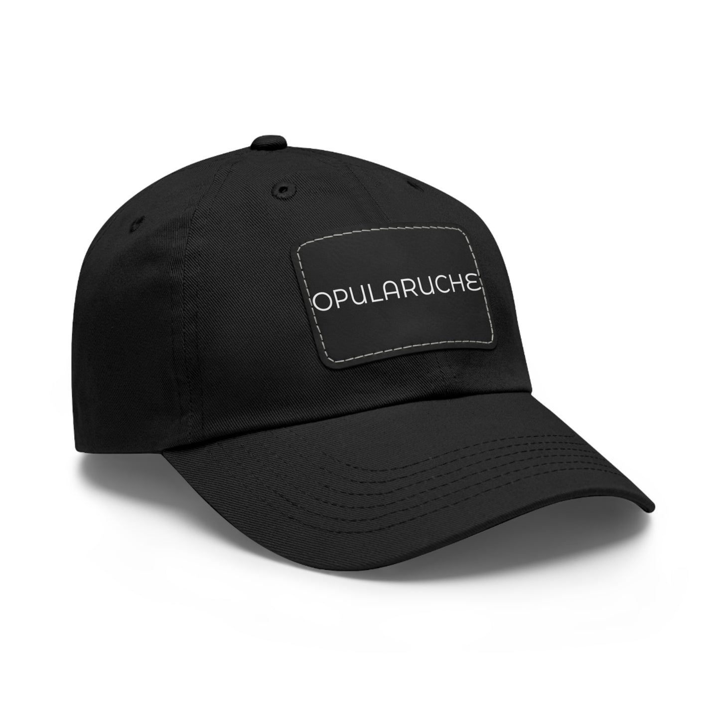 OpulaRuche Dad Hat with Leather Patch