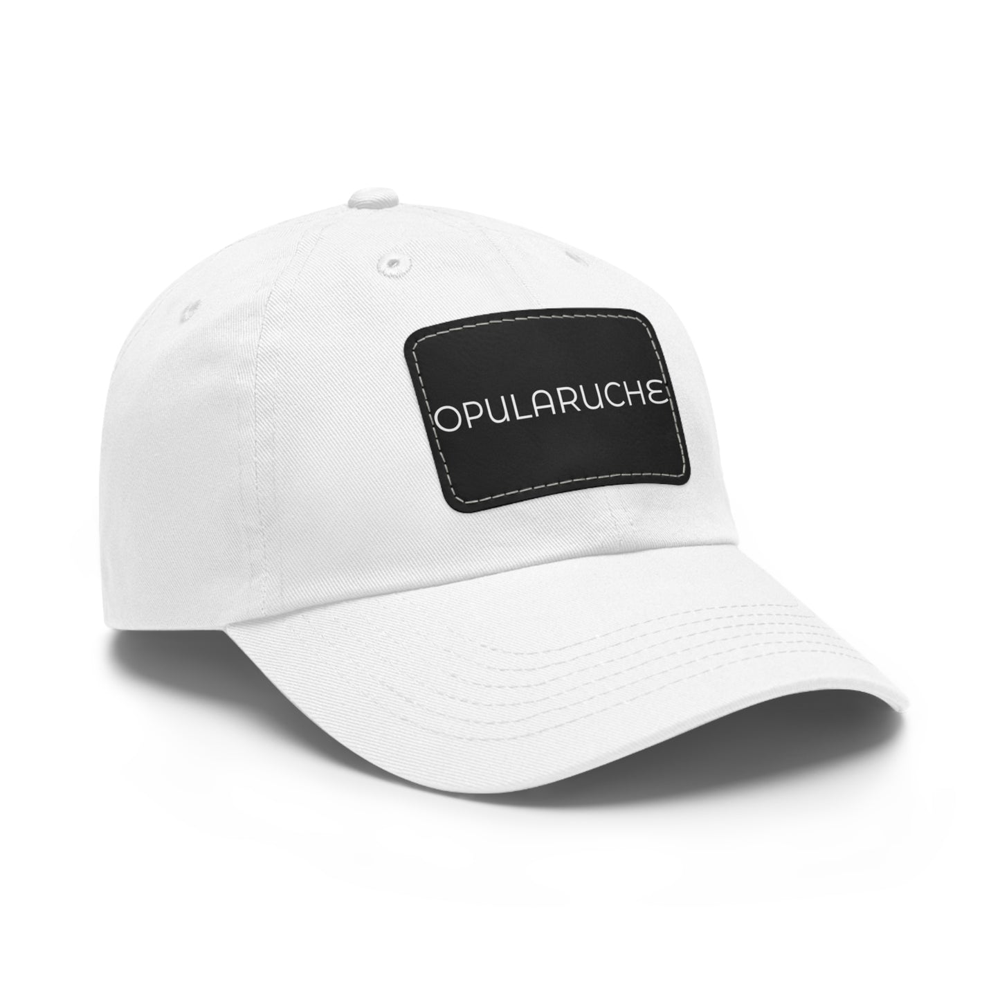 OpulaRuche Dad Hat with Leather Patch