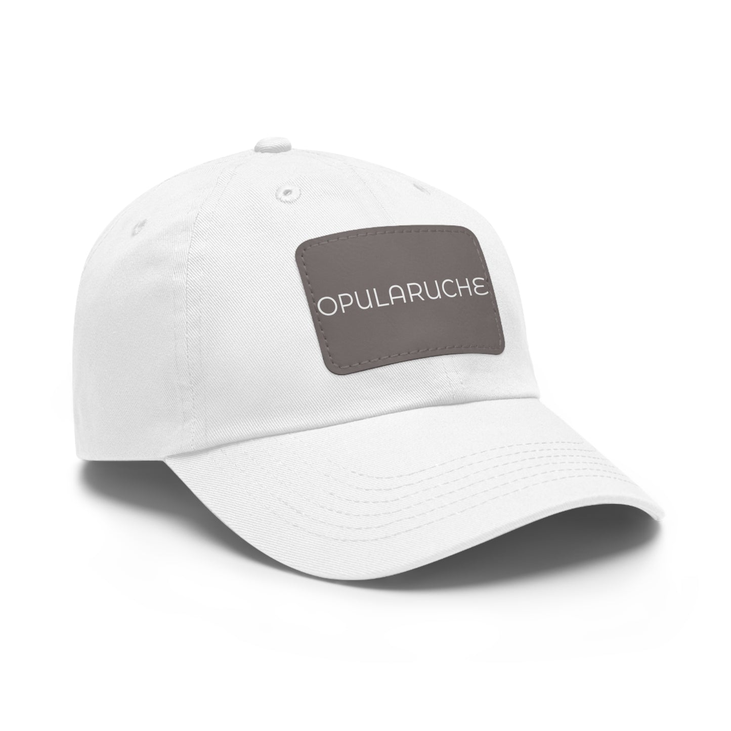 OpulaRuche Dad Hat with Leather Patch