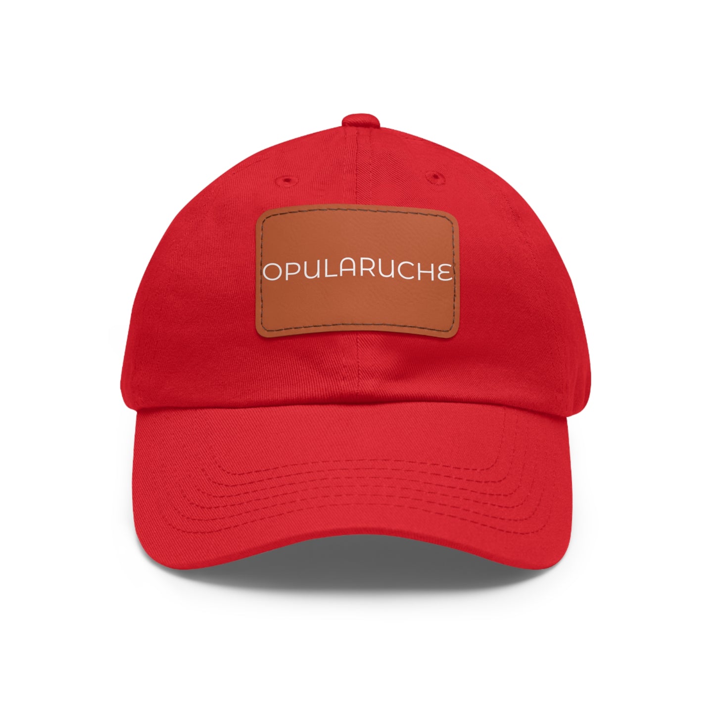 OpulaRuche Dad Hat with Leather Patch