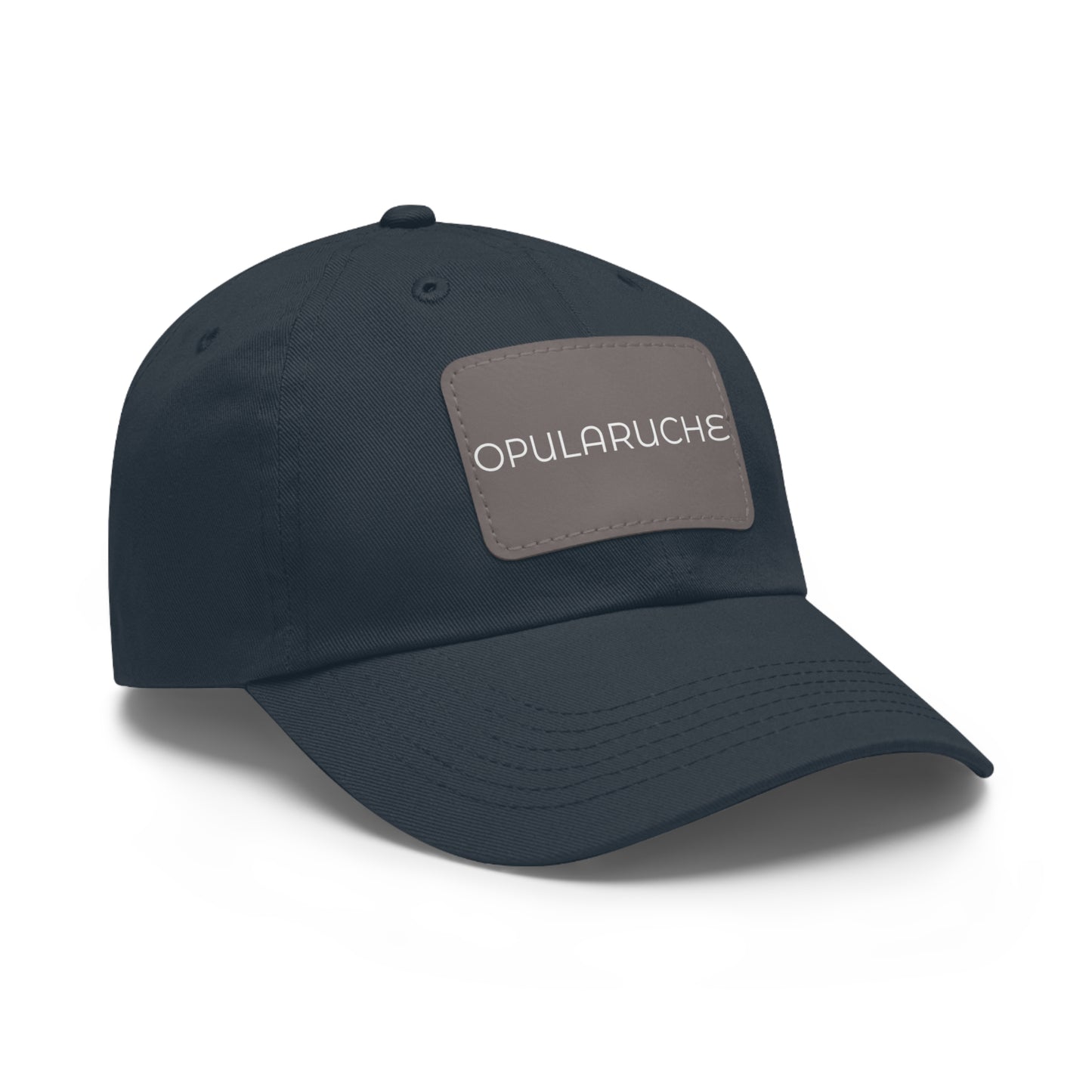 OpulaRuche Dad Hat with Leather Patch