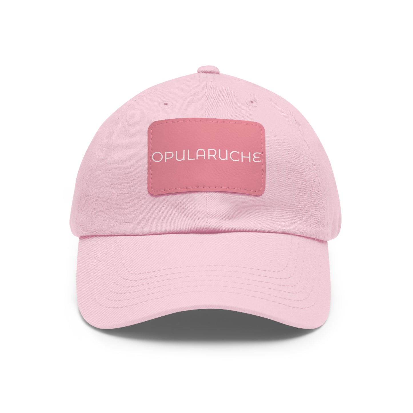 OpulaRuche Dad Hat with Leather Patch