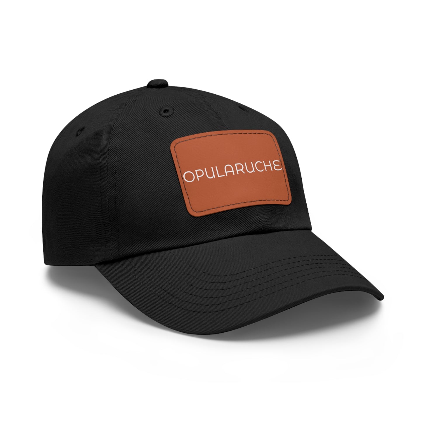 OpulaRuche Dad Hat with Leather Patch