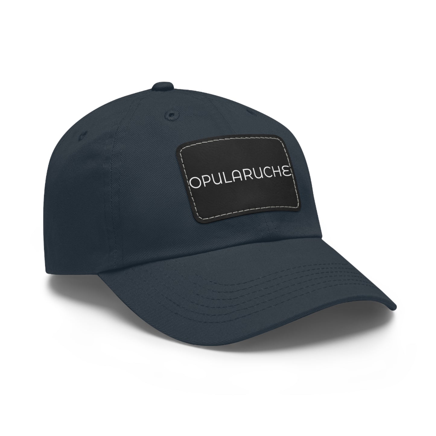 OpulaRuche Dad Hat with Leather Patch