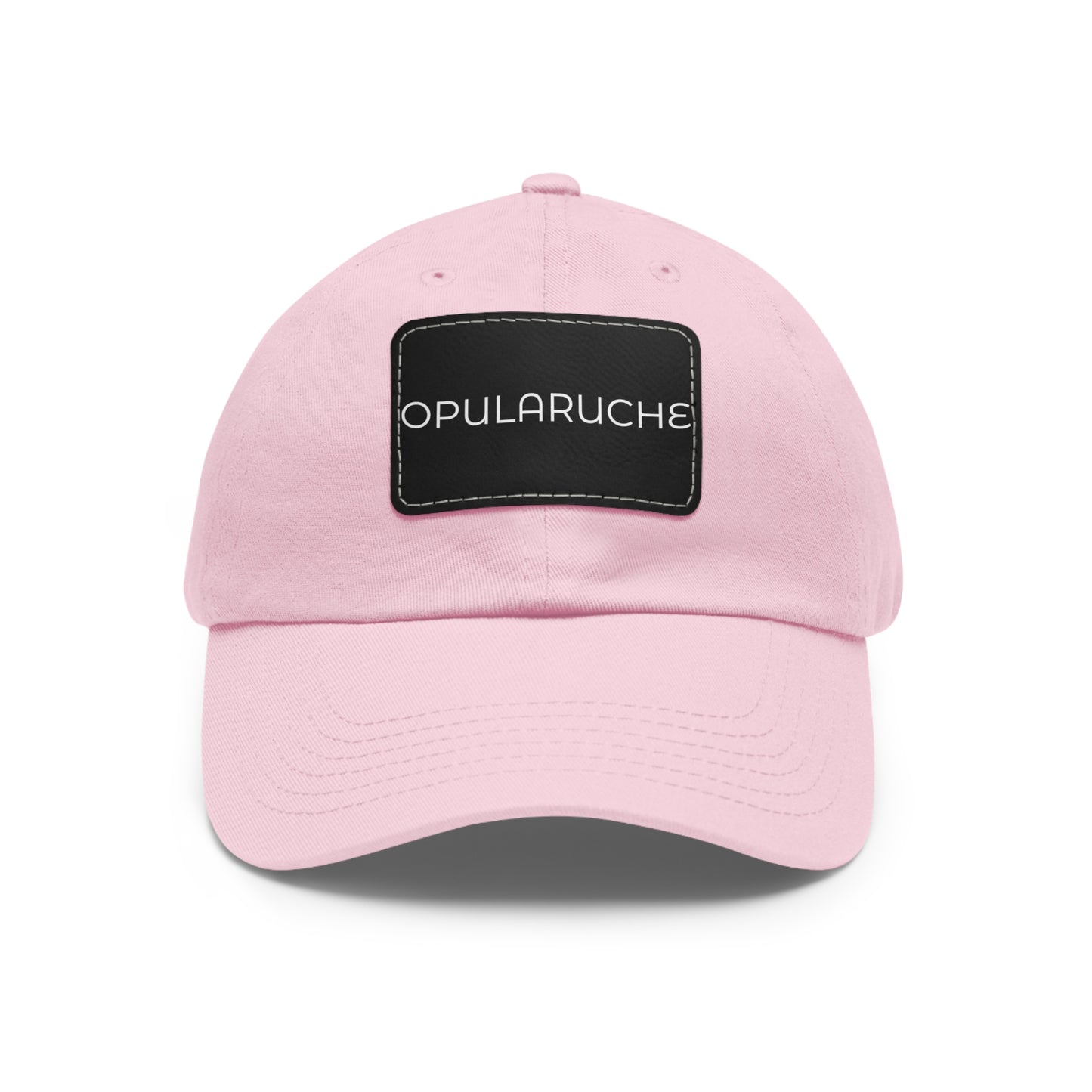 OpulaRuche Dad Hat with Leather Patch