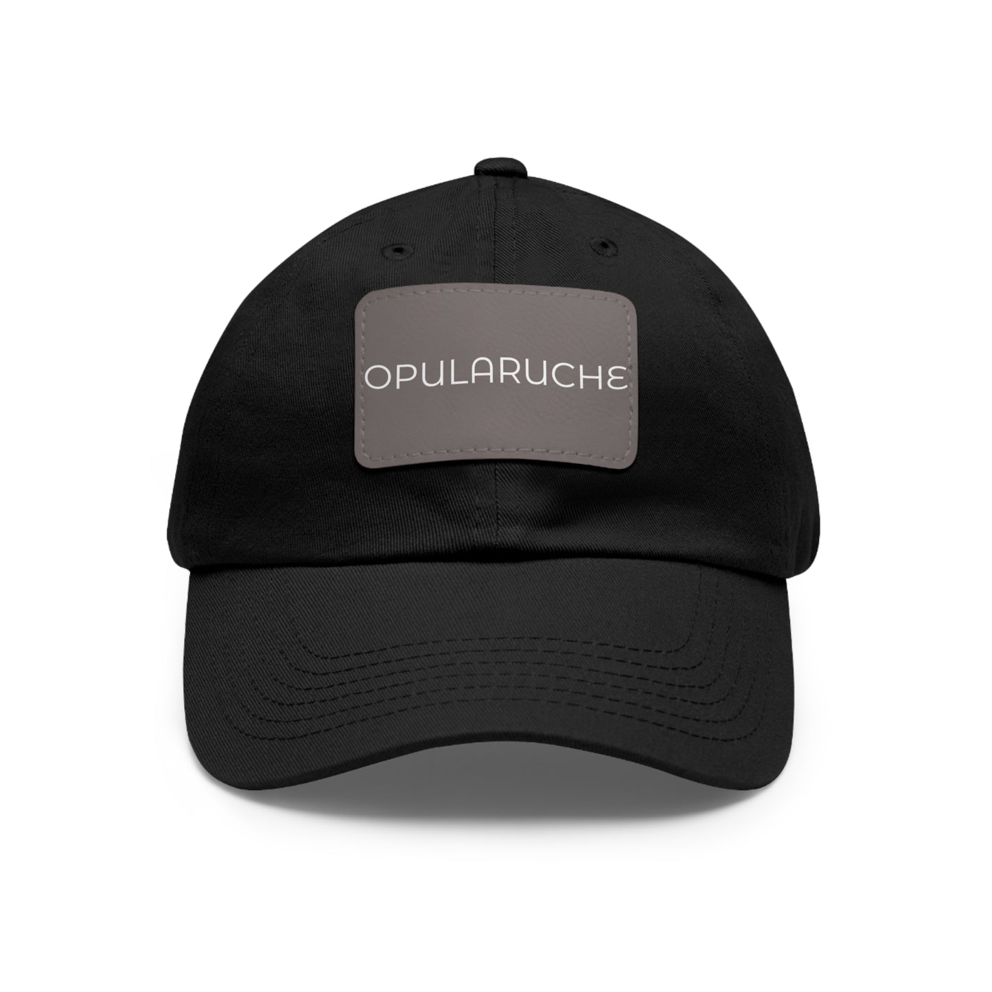 OpulaRuche Dad Hat with Leather Patch